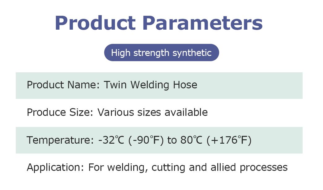 Industrial Air Oxygen LPG Acetylene Rubber Twin Welding Hose Pipe