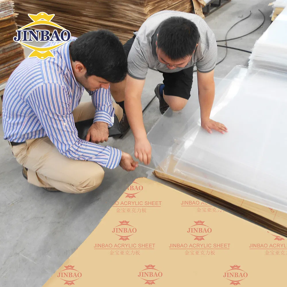 Jinbao 100% New Lucite Material 16mm Clear Acrylic Cutting Boards 1220*2440mm 2050X3050mm Clear Acrylic Sheet