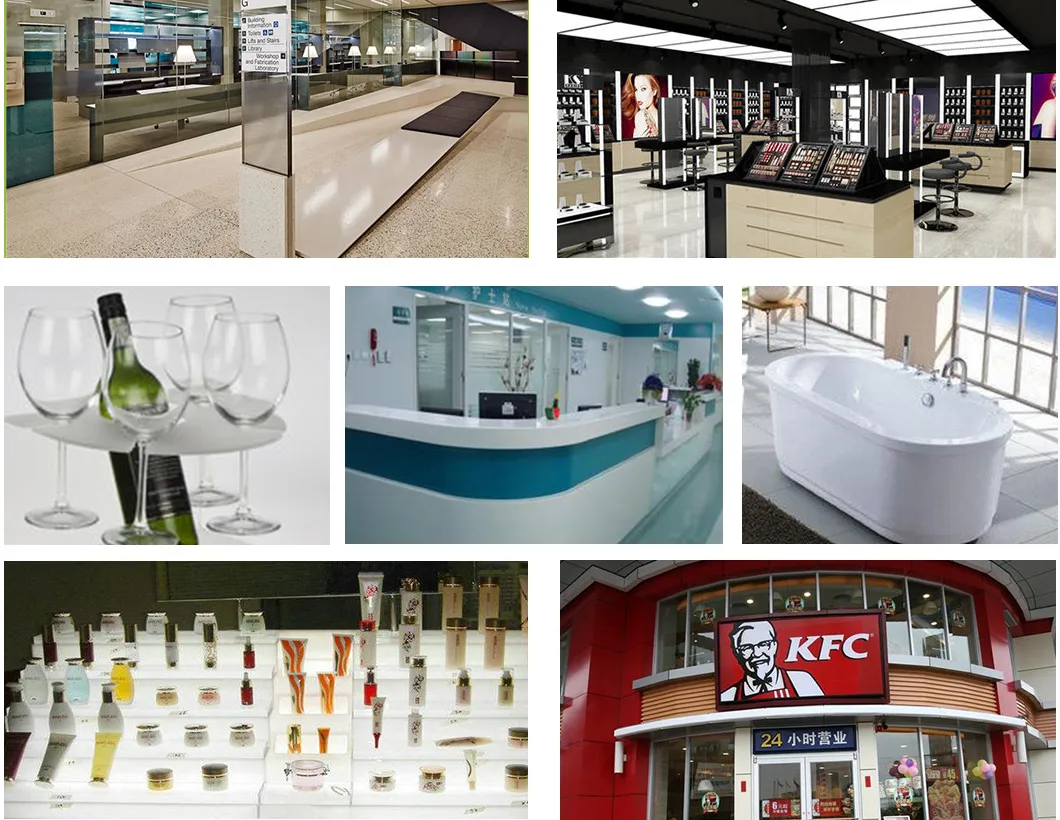 Jinbao 1250*1850mm Pure Different Thickness PMMA Plexi Glass Transparent Perspex Extruded Clear Cast Acrylic Sheet