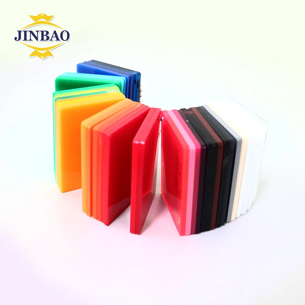 Jinbao Pink Glitter Iridescent Decorative 3mm 4mm High Reflective PMMA Acrylic Sheet
