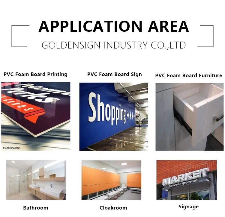 Kitchen Cabinets PVC Foam Board Sheet PVC Celuka Foam Board