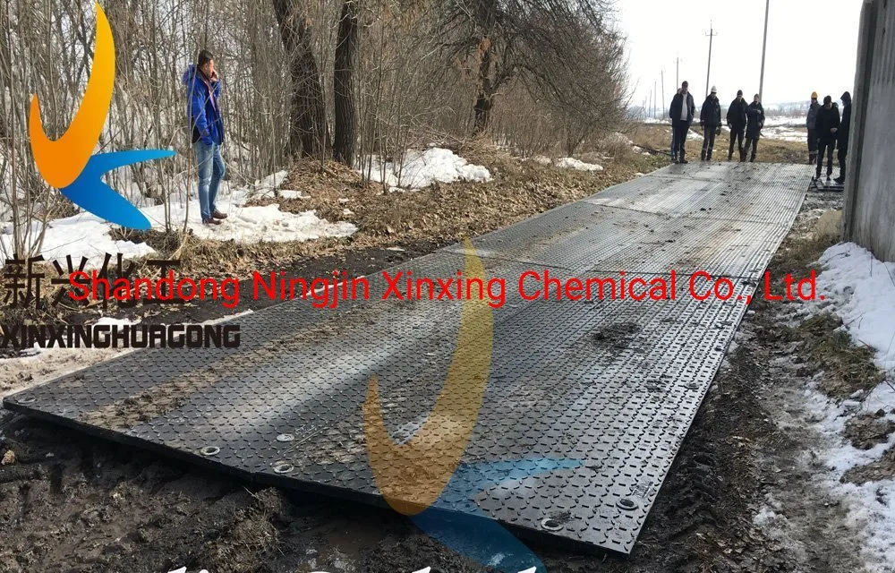 Light Duty Unbreakable HDPE Polyethylene Ground Protection Mats/High Density Excavator Mats