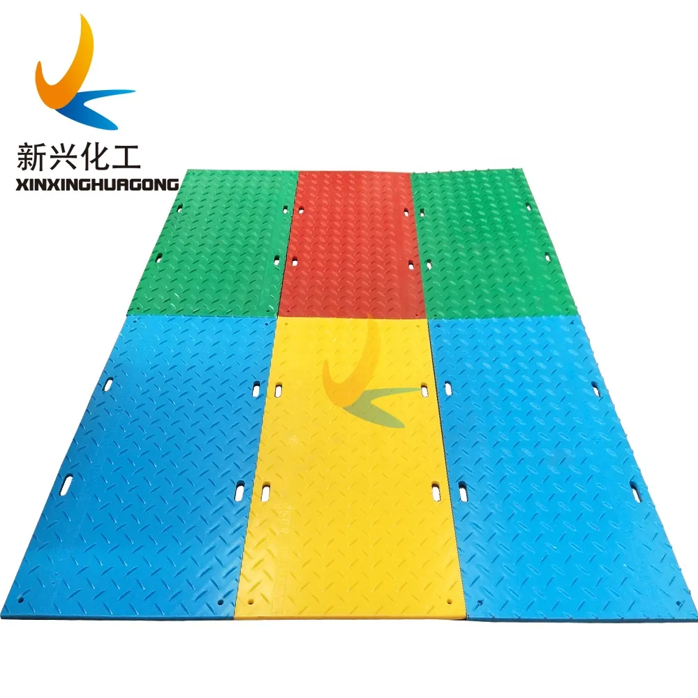 Light Duty Unbreakable HDPE Polyethylene Ground Protection Mats/High Density Excavator Mats