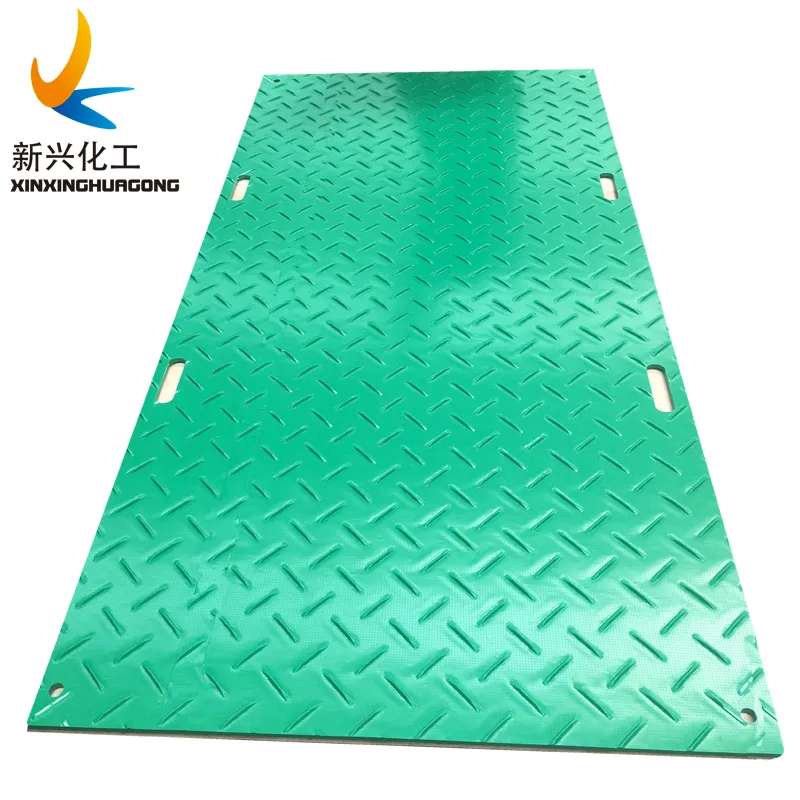 Light Duty Unbreakable HDPE Polyethylene Ground Protection Mats/High Density Excavator Mats