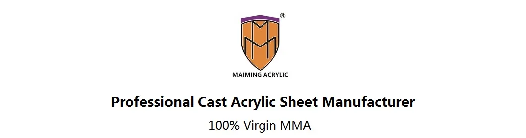 Maiming 100% Virgin PMMA 2050*3050mm Clear 5mm Acrylic Sheet