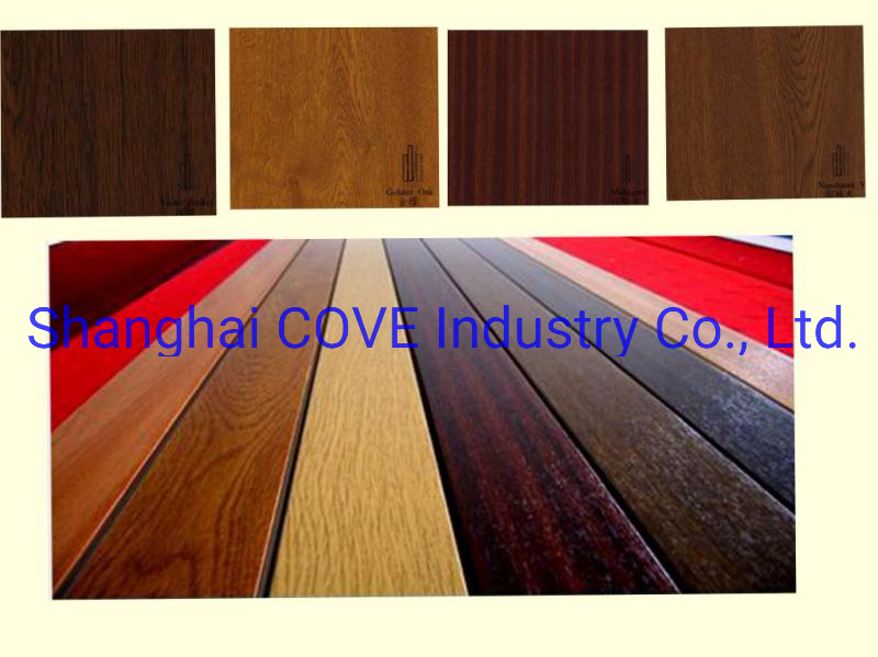 Natural Oak Wooden Grain Laminating Exterior Use PVC Film for Window& Doors