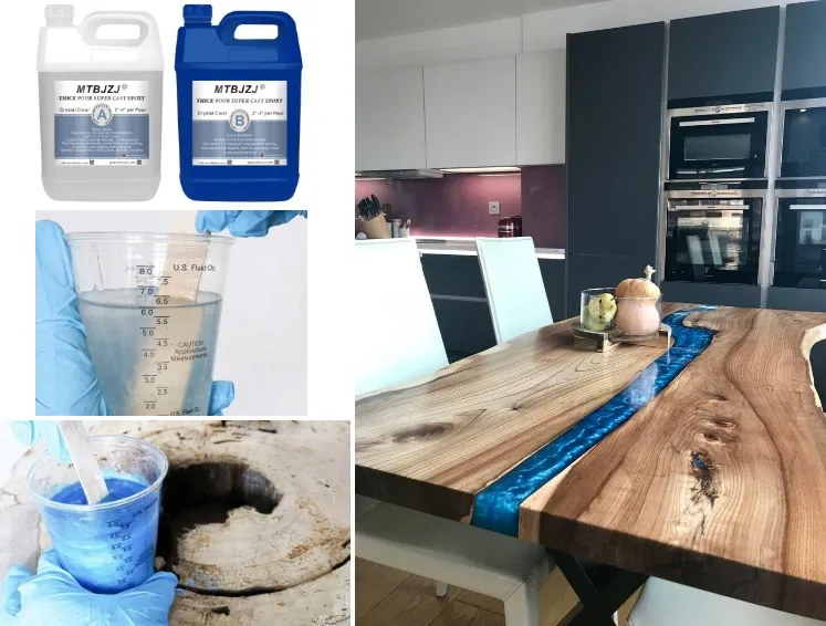 New Product Voc Free Clear Epoxy Resin for River Table