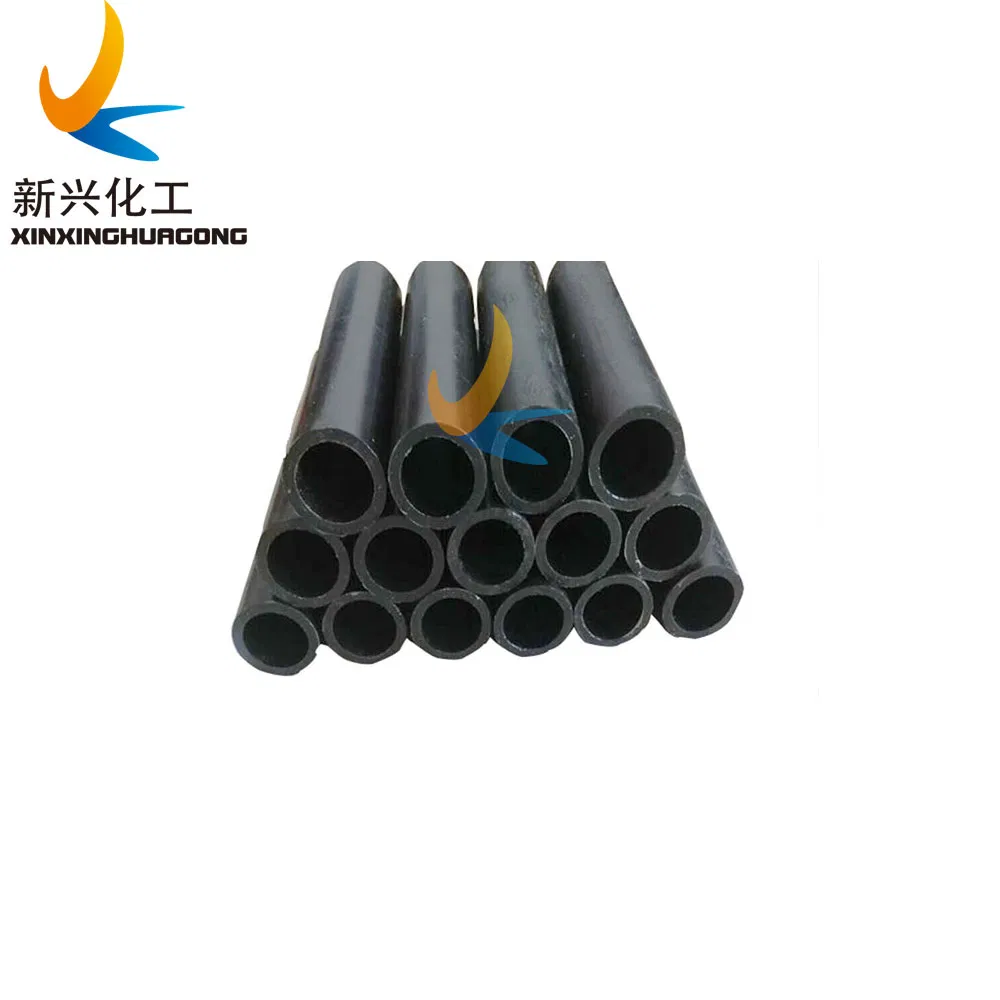 PE300 PE500 PE1000 Drainage Pipe Extruded Thick Walled UHMWPE Tube
