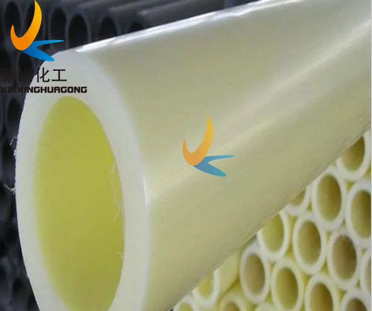 PE300 PE500 PE1000 Drainage Pipe Extruded Thick Walled UHMWPE Tube