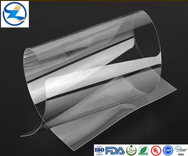 Pharma Blister White Semi Transparent Rigid Plastic Pet Films Printing PVC /PE/ PS/Polypropylene PP HDPE Sheet Foil Film for Medicine Trays and Food Packing