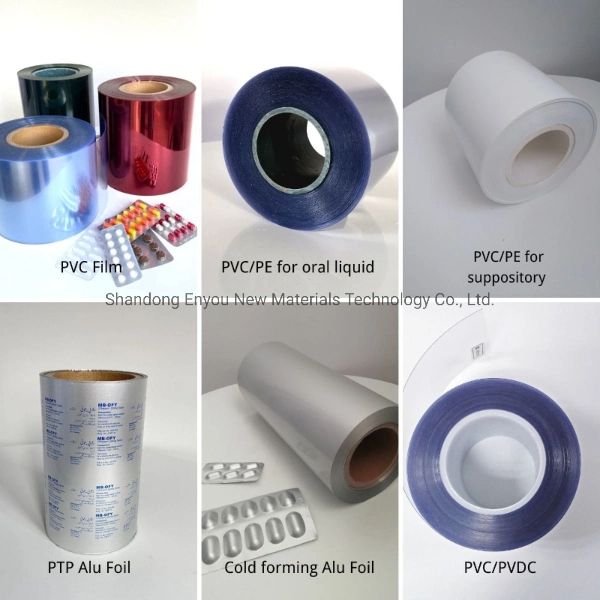 Pharma Grade Blister Packaging 0.25mm Rigid Clear PVC Film Sheet