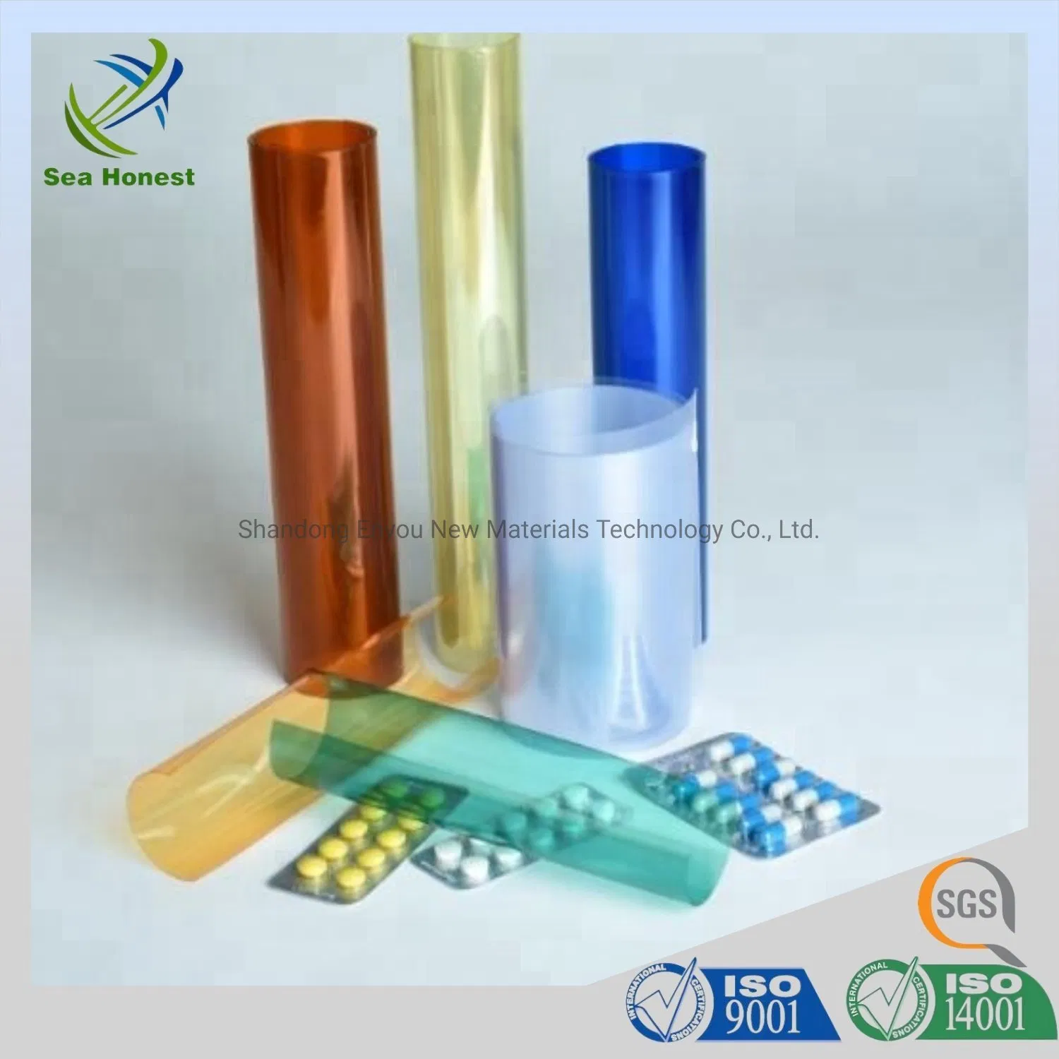 Pharma Grade Blister Packaging 0.25mm Rigid Clear PVC Film Sheet