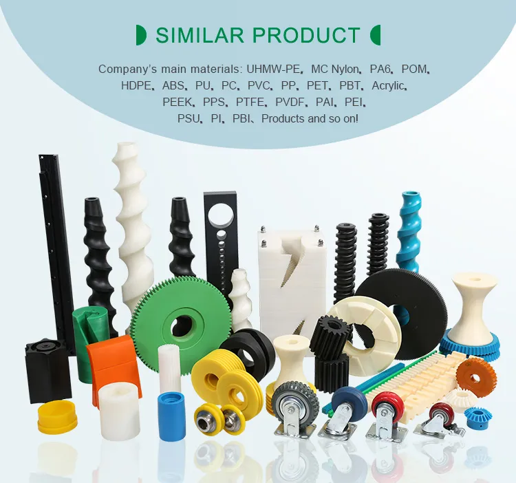 Plastic Peek Plate with Self-Lubricating Properties