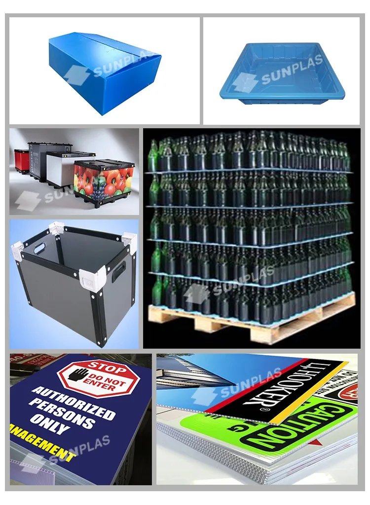 PP Plastic Material Hollow Board Sheet Properties
