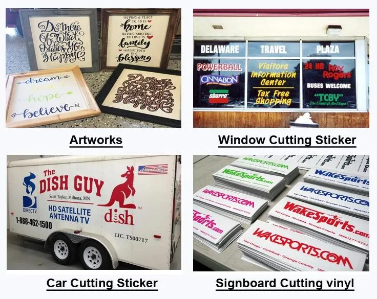 PVC Computer Plotter Cutting Color Vinyl Rolls Sticker Roll for Cricut Machine Color Cutting Vinyl Stickers