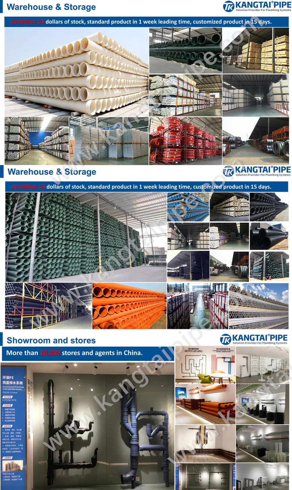 PVC Dwv Pipe DN 630X15.4