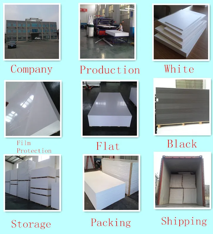 PVC Free Foam Sheet Forex Sheet PVC Celuka Board