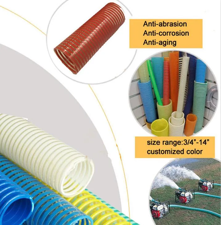 PVC Reinforced Spiral Helix Suction & Discharge Hose