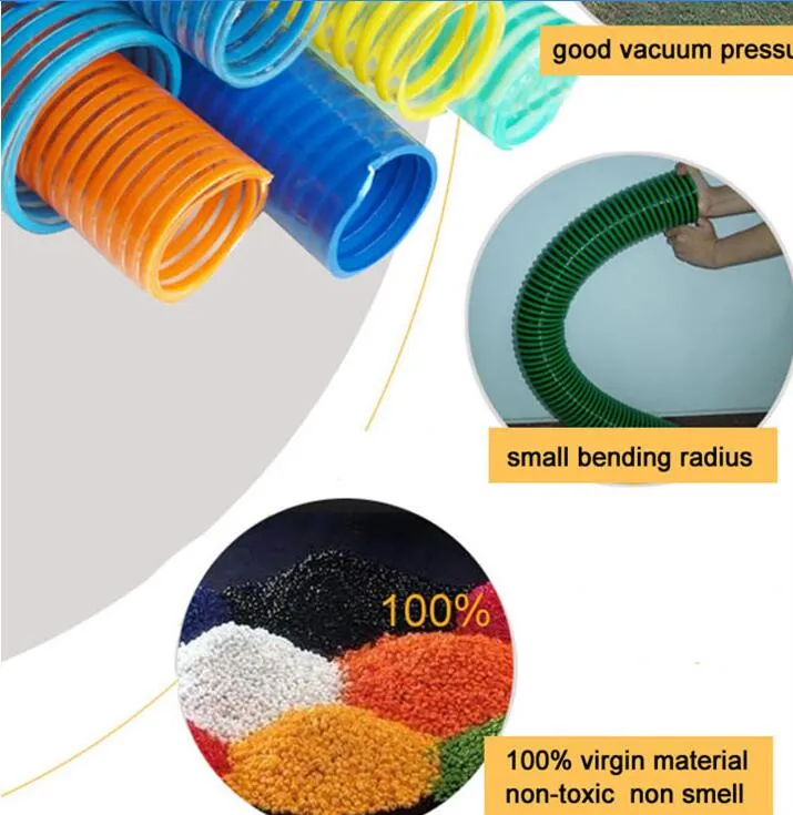 PVC Reinforced Spiral Helix Suction & Discharge Hose