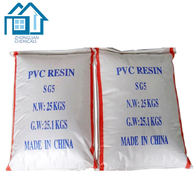 PVC Resin Sg3/Sg5/Sg7/Sg8 PVC Resin with K Value