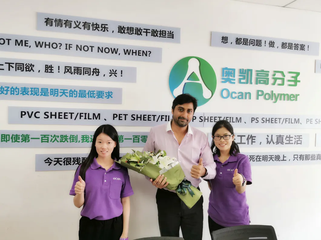 PVC Transparent Sheet Film Roll 150 Micron Clear Rigid PVC Plastic Sheet