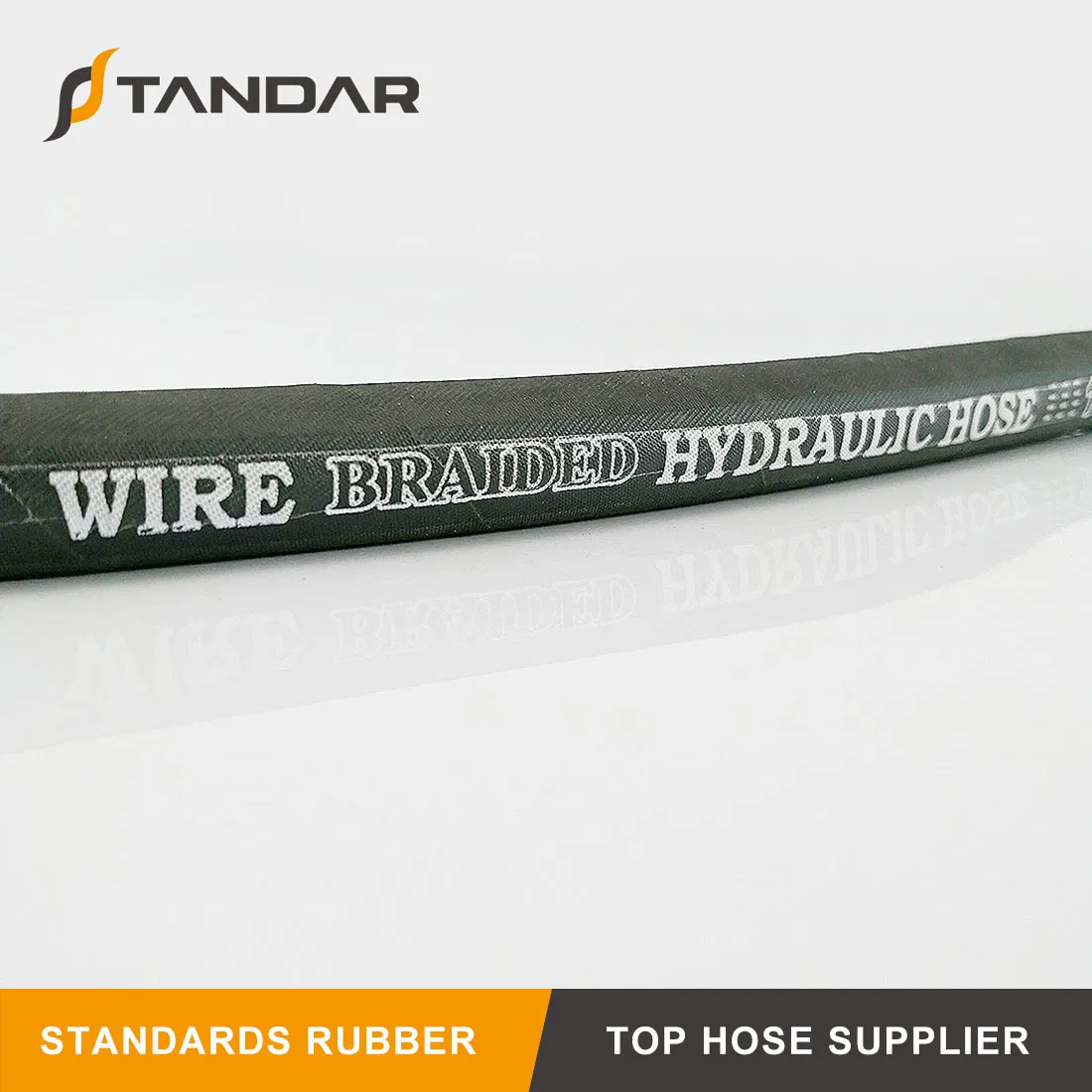 R1AT Wire Braided High Pressure Flexible Hydraulic Rubber Oil Hose