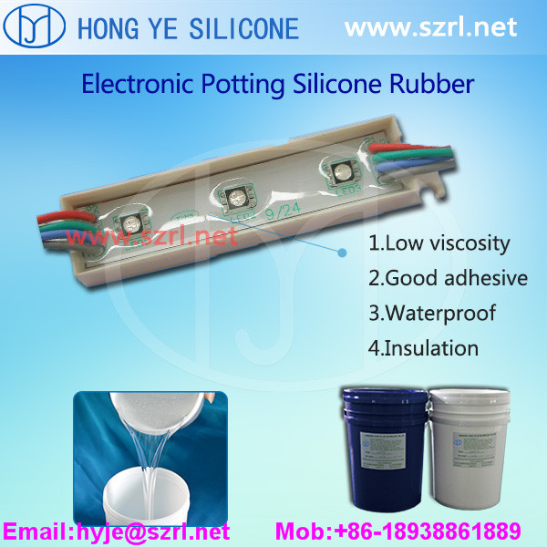 RTV-2 High Transparent 50 Shore a Electronic Potting Silicone Rubber