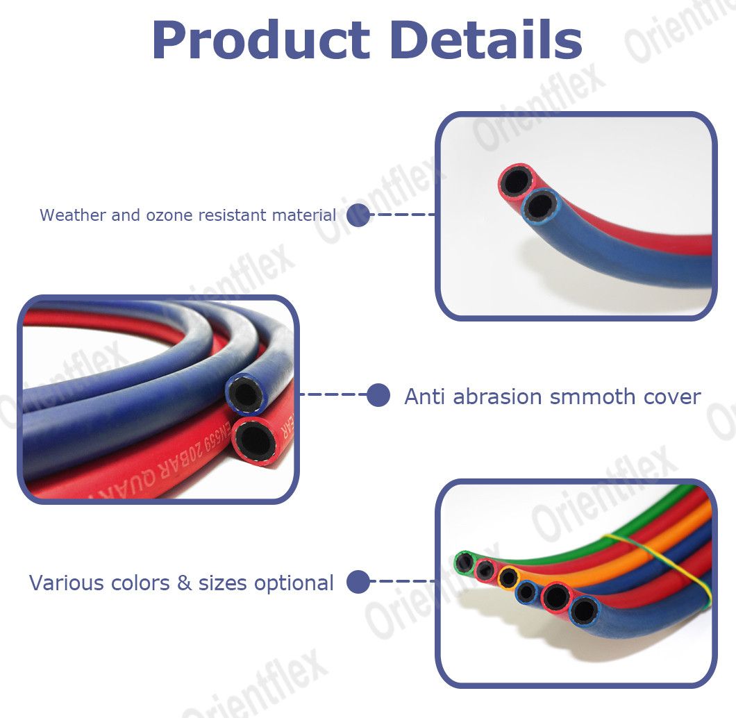Rubber Twin Welding Hose 300 Psi