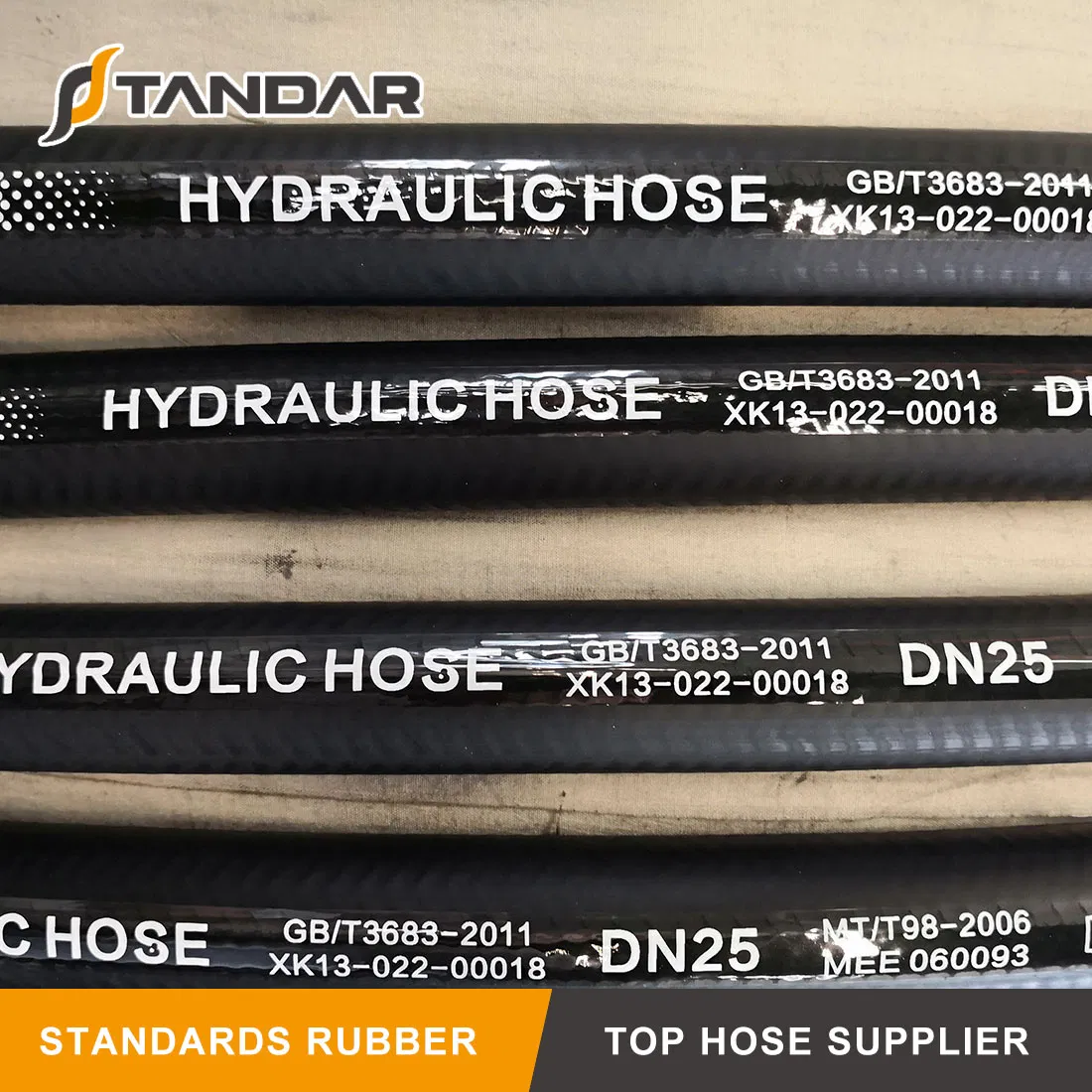 SAE 100 R4 Textile Braided Hydraulic Rubber Oil and Petrol Suction and Discharge Hose