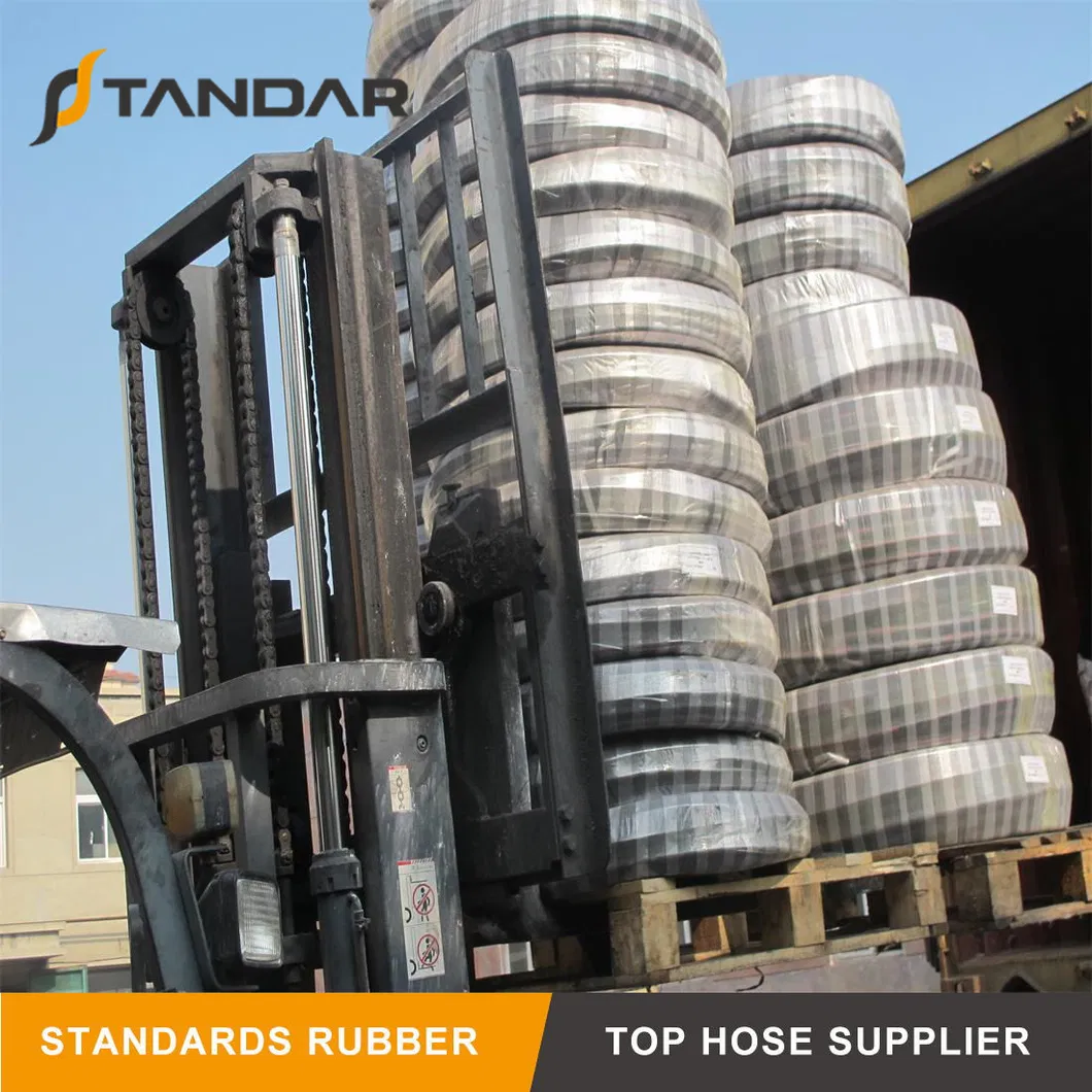 SAE 100 R4 Textile Braided Hydraulic Rubber Oil and Petrol Suction and Discharge Hose