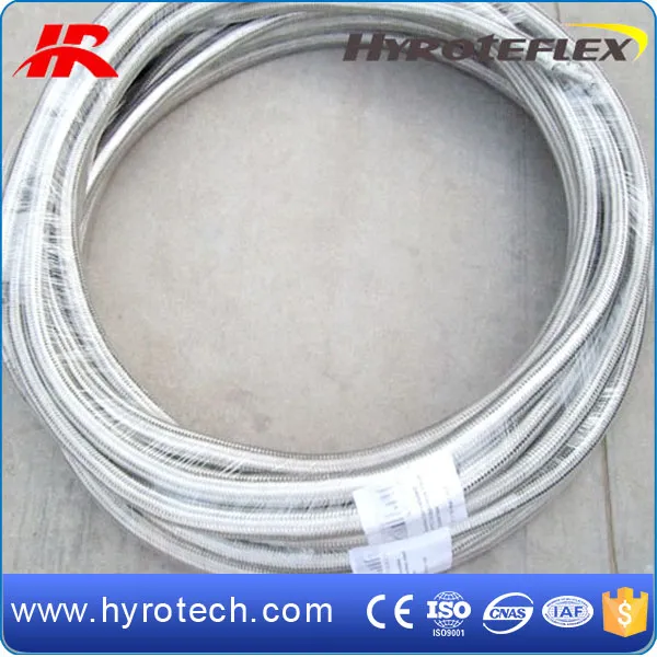 SAE 100r14 PTFE Hose Ss 316 Braided
