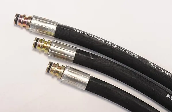 SAE DIN En R1~R2 High Pressure Flexible Hydraulic Rubber Hoses Pipes