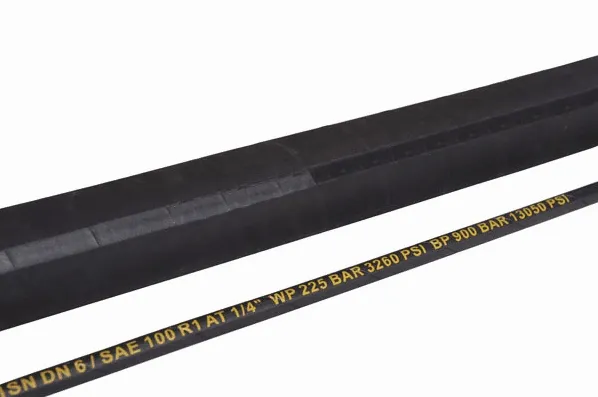SAE DIN Standard Braid Colorful Heat Resistant Oil Pipe Fuel Hose