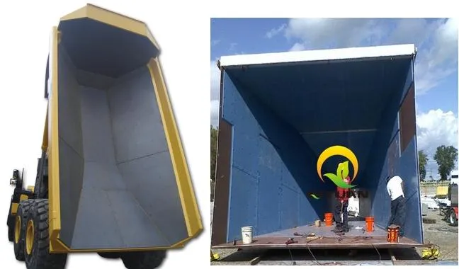 Self-Lubrication Polyethylene Dump Truck Bed Liner Sheets HDPE or UHMWPE Lining Sheets