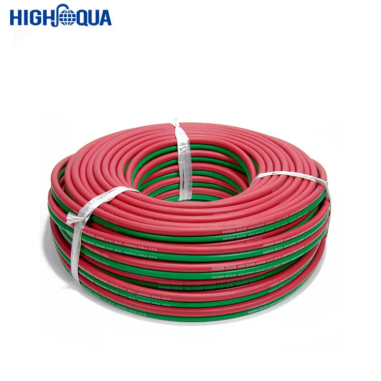 Single Oxygen Welding Hose with Smart Green En559