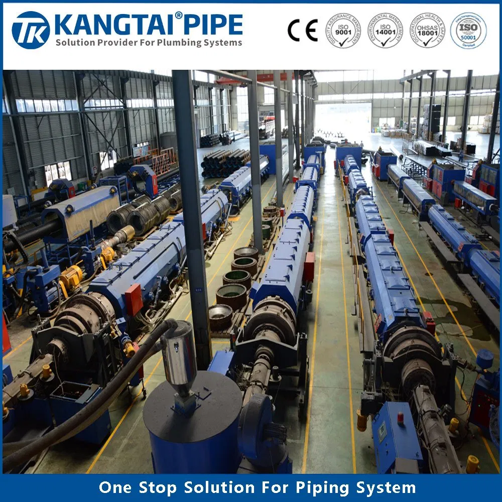 Sn4 Sn8 Dual Wall Corrugated PVC Drainage Pipe Fitting Bellow Tubing