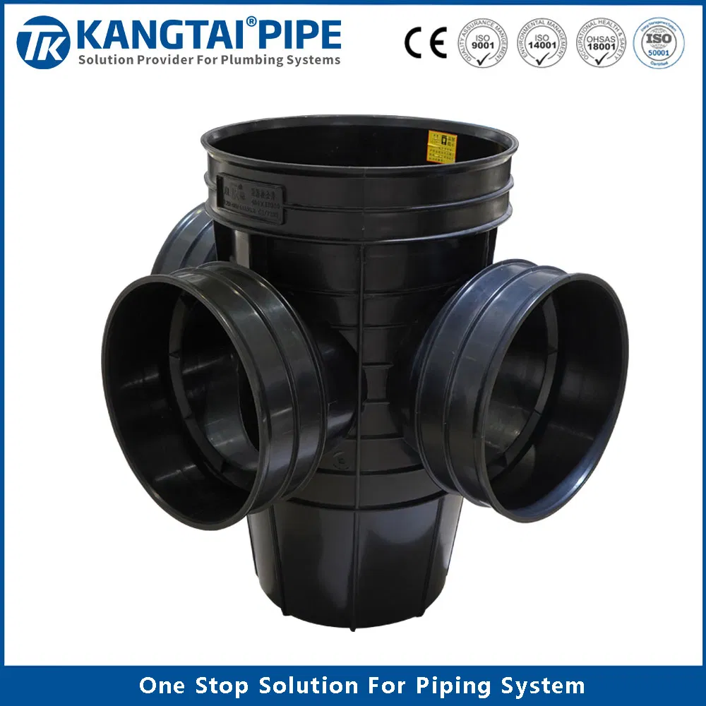 Sn4 Sn8 Dual Wall Corrugated UPVC Drainage Fittings Bellow Tube