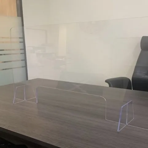 Table Portable Clear Sneezing Barrier Shield Screen