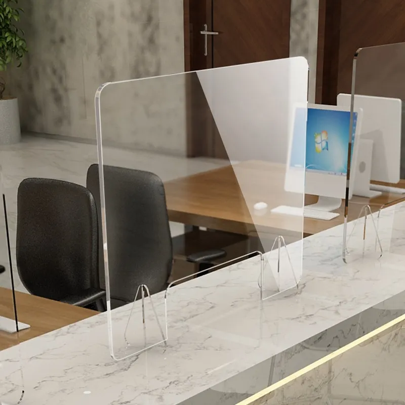 Table Portable Clear Sneezing Barrier Shield Screen
