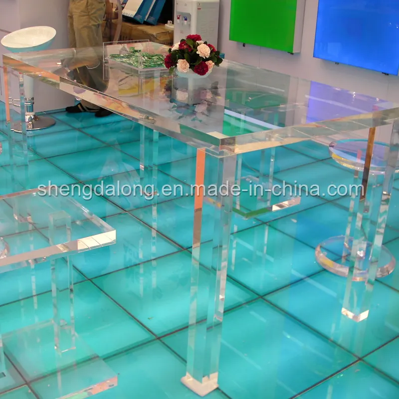 Translucent Green Color Cast Acrylic Board for Decoration