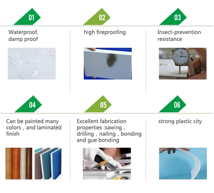 White PVC Foam Board PVC Foam Sheet for Advertise Printing