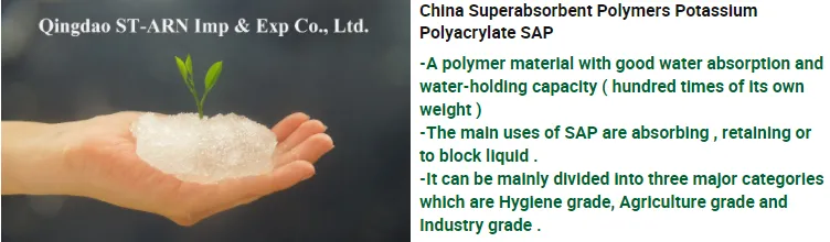 Wholesale Potassium Polyacrylate Water Retention Gel for Plant